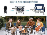 Folding Camping Directors Chair, Portable Folding Outdoor Chair with Built-in Cup Holder, Side 61743827