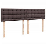 Box Spring Bed with Mattress Dark Brown 180x200 cm Fabric 3285984