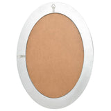 Wall Mirror Baroque Style 50x70 cm Silver 320354