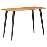 Dining Tables Brown and Black 110 x 55 x 78 cm Solid Mango Wood 4104611