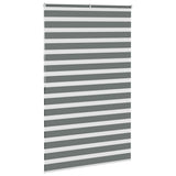 Zebra Blind Dark Grey 140x200 cm Fabric Width 135.9 cm Polyester 4014165