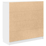 Sideboard with Drawers White 100.5x35x98.5 cm Engineered Wood 3328453