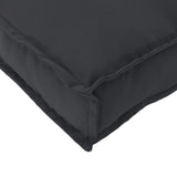 Pallet Cushion Set 2 pcs Black 150 x 40 x 8 cm Oxford Fbric 42001712