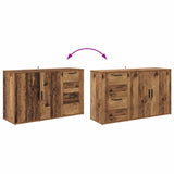Sideboard Old Wood 100 x 33 x 59.5 cm Engineered Wood 881138