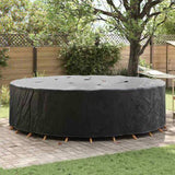 Furniture Cover Black 320 x 320 x 85 cm 600D Oxford Fbric 4106043