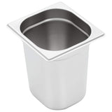 Gastronorm Containers 8 pcs GN 1/6 200 mm Stainless Steel 50909