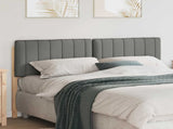 Upholstered Headboard Brown and Light Grey 160 cm 880168