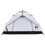 Camping Tent Dome 2-Person White Blackout Fabric Quick Release 4004192