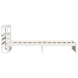 Bed Frame with Headboard without Mattress White 90x200 cm 3305990