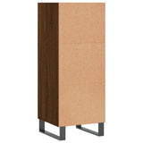 Sideboard Brown Oak 34.5x32.5x90 cm Engineered Wood 828763