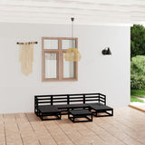 7 Piece Garden Lounge Set Solid Pinewood 3076073