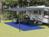 Tent Carpet 250x600 cm Blue HDPE 310727