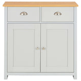 Sideboard Grey 79x35x81 cm 283742