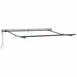 Automatic Retractable Awning Anthracite and White 300x250 cm 3310225