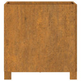 Planter with Legs Rusty 40x40x40 cm Corten Steel 823680