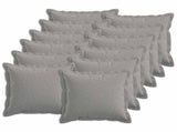 Cushion with Pillow HOUTEN 12 pcs Cloud Grey Faux Linen 932751