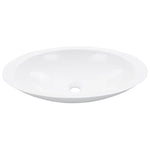 ZNTS Wash Basin 59.3x35.1x10.7 cm Mineral Cast/Marble Cast White 144069