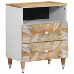 ZNTS Bedside Cabinet 50x33x60 cm Solid Wood Mango 4018674