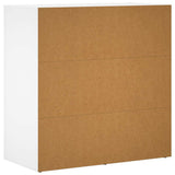 Sideboards 2 pcs White 79x38x80 cm Engineered Wood 3276602