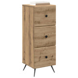 Drawer Cabinet Artisan Oak 33 x 34.5 x 90 cm Engineered Wood 895544