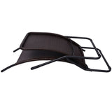 Folding Sun Lounger Poly Rattan Brown 42945