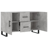 Sideboard Concrete Grey 100x36x60 cm Engineered Wood 828200