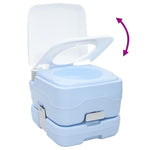 Portable Camping Toilet Light blue 41.5 x 36.5 x 30 cm 42001426