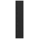 Book Cabinet Black Oak 137.5 x 29 x 137.5 cm Engineered Wood 3388357
