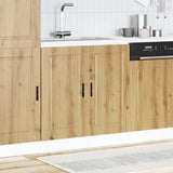 Sink Base Cabinet "Porto" Artisan Oak 80x46x81.5 cm Engineered Wood 853936