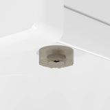 Side Shelf High Gloss White 33 x 32 x 100.5 cm Engineered Wood 892421