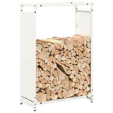 Firewood Rack White 60x28x90 cm Cold-rolled steel 864212