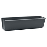 Flower Boxes for Euro Pallets 24 pcs Grey 36 x 13.5 x 9.5 cm 42037207