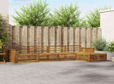 Outdoor Sofa Set 5 pcs Natural Solid Acacia Wood 3373294