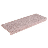 Stair Mats 15 pcs 65x21x4 cm Light Pink Rectangular Edge 326201