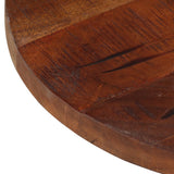 Table Top 50x2.5 cm Round Solid Wood Reclaimed 370036