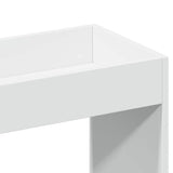 Highboard White 92x33x100 cm Engineered Wood 855124