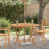 Folding Garden Table 110x110x75 cm Solid Wood Teak 362617