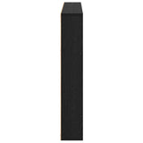 Magazine Rack 2 pcs Black Oak 100 x 12 x 70 cm Engineered Wood 890853