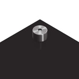 Kitchen Backsplash 2 pcs Black 70 x 50 cm Tempered Glass 3415543