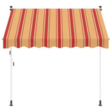Manual Retractable Awning Multicolour 150 x 115 x 300 cm 42037059