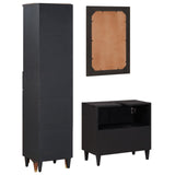 Bathroom Cabinet Set with Drawer 3 pcs Solid Mango Wood 3310142