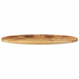 Table Top 110x40x2.5 cm Oval Solid Wood Mango 370821