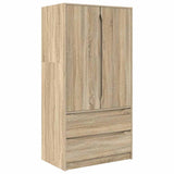 Bathroom Cabinet Sonoma Oak 79.5 x 49 x 156 cm Engineered Wood 3406247