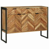 Sideboard Brown 100 x 30 x 75 cm Solid Acacia wood 374109