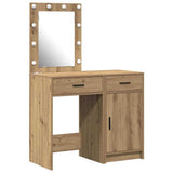 Dressing Table 2 pcs Brown 50 x 41 x 135 cm Engineered wood 3334244