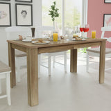 Dining Table 140x80x75 cm Oak 243055