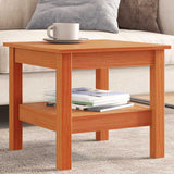 Coffee Table Wax Brown 45x45x40 cm Solid Wood Pine 847174