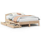 Bed Frame without Mattress 160x200 cm Solid Wood Pine 3301821
