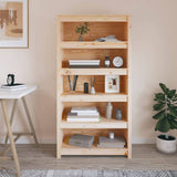 Book Cabinet 80x35x154 cm Solid Wood Pine 821689