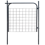 Garden Fence Gate 100x100 cm Anthracite 142293